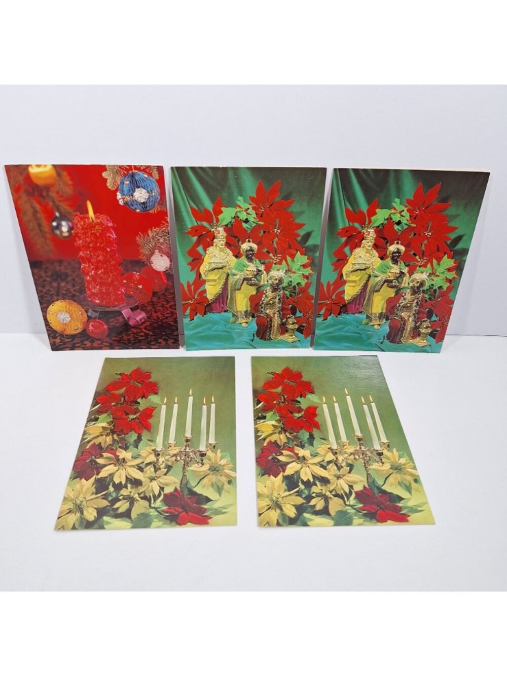 Christmas Card Coronation Collection 5 MCM Lot Vintage 3 Designs Unused - Picture 15 of 15